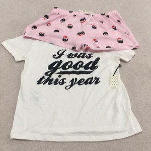 NWT Kitty Christmas PJs